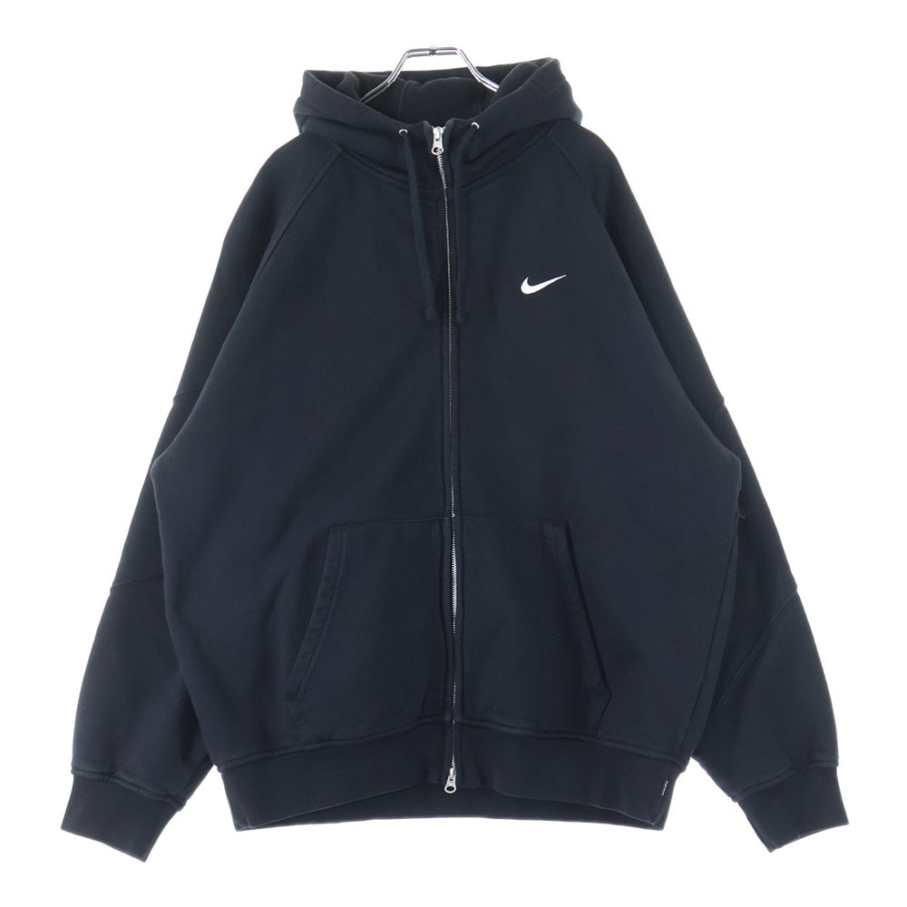 SUPREME(シュプリーム) 25SS ×NIKE Zip Up Hooded Sweatshirt ナイキ ジップアップフーデッドスウェットパーカー フーディー ブラック HF9633-010