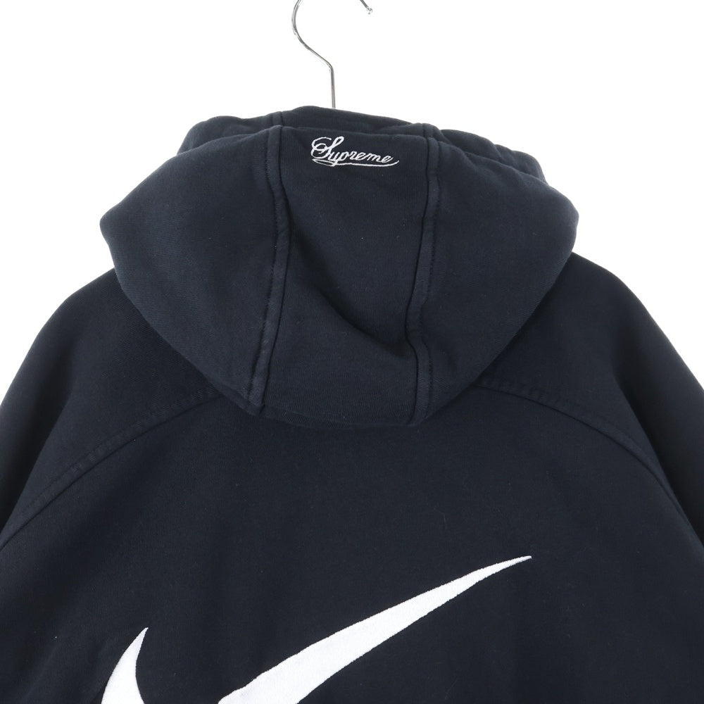 SUPREME(シュプリーム) 25SS ×NIKE Zip Up Hooded Sweatshirt ナイキ ジップアップフーデッドスウェットパーカー フーディー ブラック HF9633-010