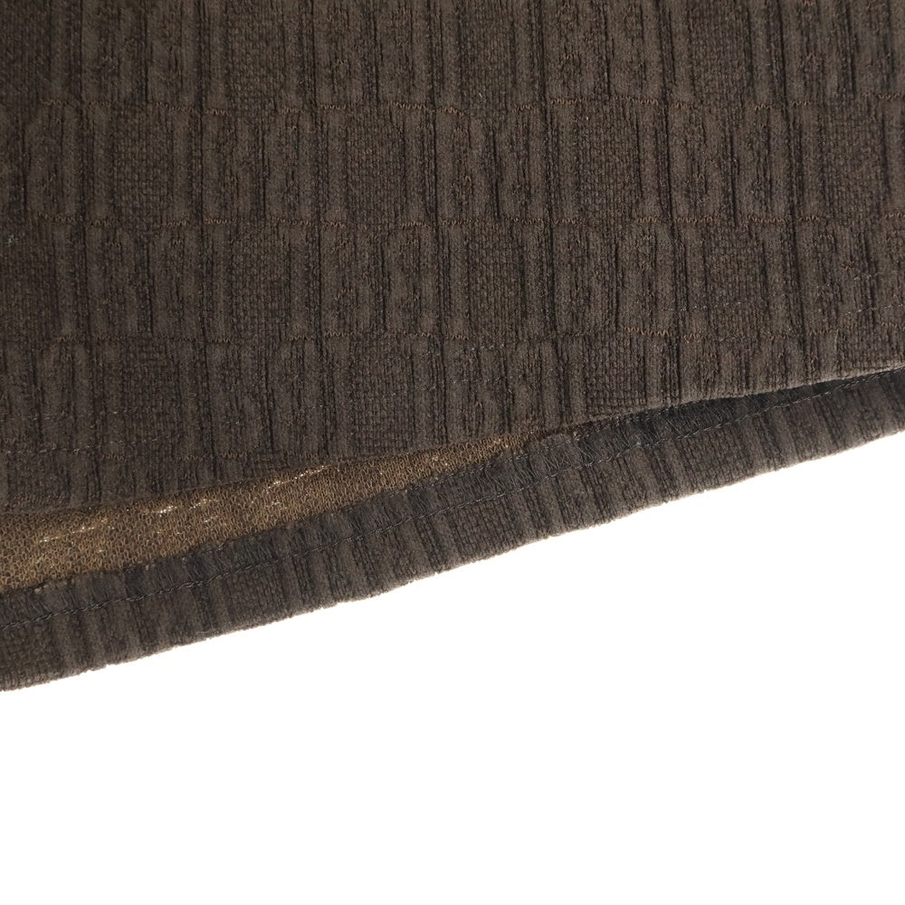 NO BRAND(ノーブランド) SHAGGIE (シャギー) 総柄 イージーハーフパンツ ショーツ レディース ブラウン SGIZI0522003