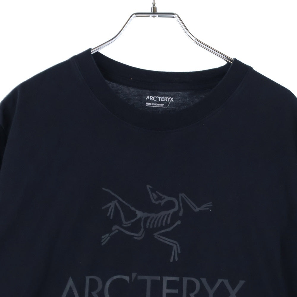 ARC'TERYX(アークテリクス) Arc'Word Logo SS M アークワード ロゴ クルーネック 半袖Tシャツ カットソー ブラック X000007991