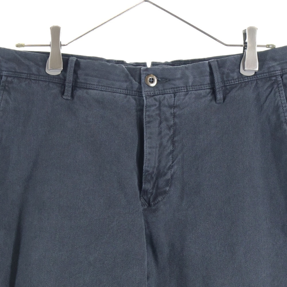 INCOTEX(インコテックス) スリムフィット ZIPフライ ストレート ロングパンツ ブラック 16S100 40689 936