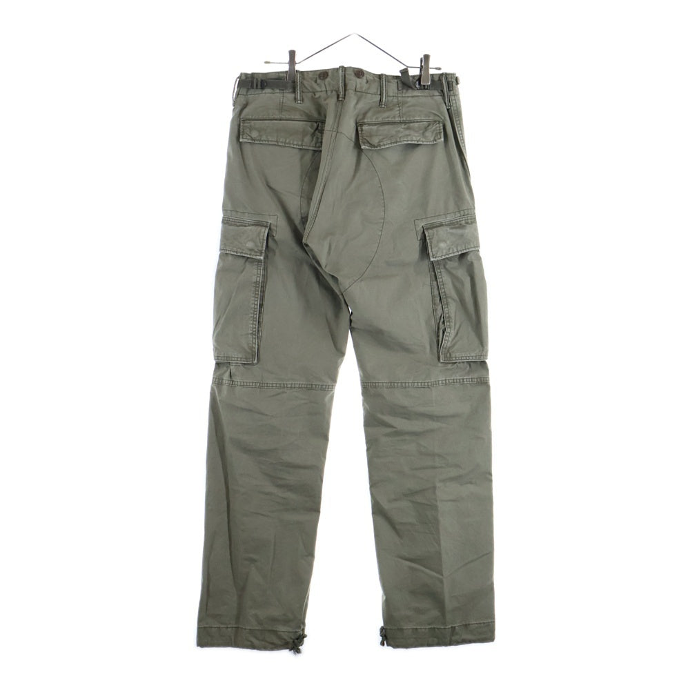 POLO RALPH LAUREN(ポロラルフローレン) アジャスター付き ZIPフライ ドローコード カーゴパンツ カーキ