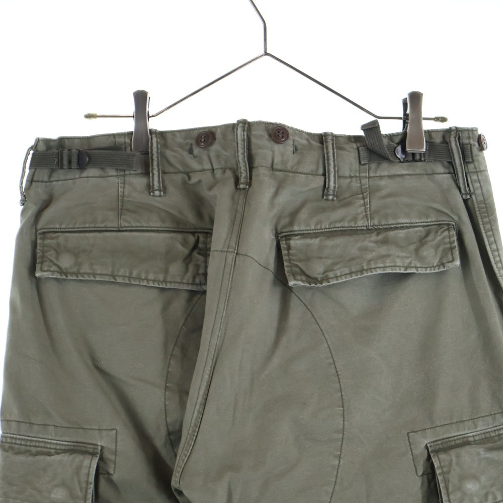 POLO RALPH LAUREN(ポロラルフローレン) アジャスター付き ZIPフライ ドローコード カーゴパンツ カーキ