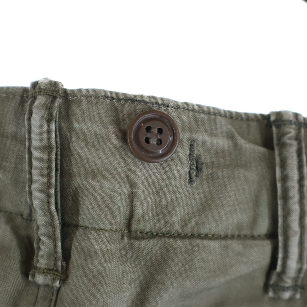 POLO RALPH LAUREN(ポロラルフローレン) アジャスター付き ZIPフライ ドローコード カーゴパンツ カーキ