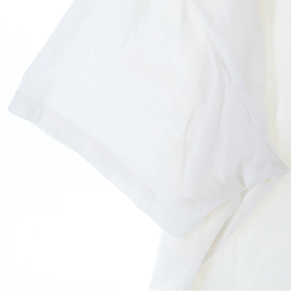 MM6 Maison Margiela(エムエムシックスメゾンマルジェラ) フロントナンバーロゴTシャツ 半袖クルーネックカットソー ホワイト S52GC0275