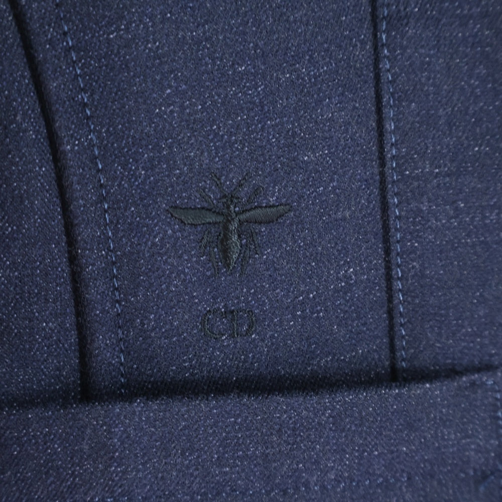 Christian Dior(クリスチャンディオール) MARLENE JACKET ピークドラペル ダブルブレスト マリーン ジャケット レディース ネイビー 217V16A3669