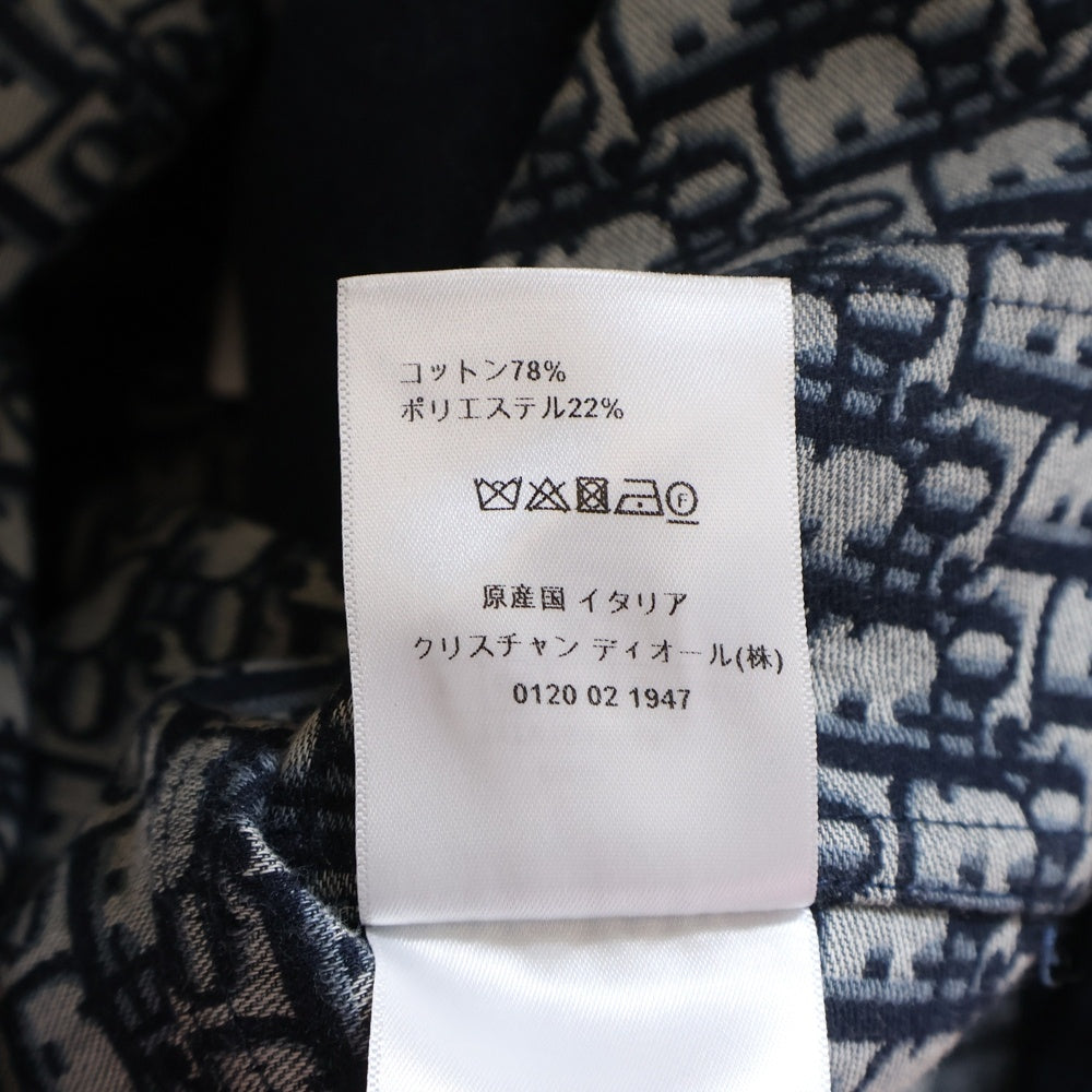 Christian Dior(クリスチャンディオール) MARLENE JACKET ピークドラペル ダブルブレスト マリーン ジャケット レディース ネイビー 217V16A3669