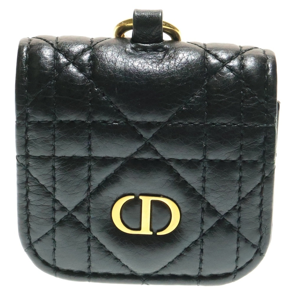 Christian Dior(クリスチャンディオール) CARO LEATHER AIRPODS PRO SLEEVE カロ レザー エアポッツ プロ ケース レディース ブラック S5098UWHC
