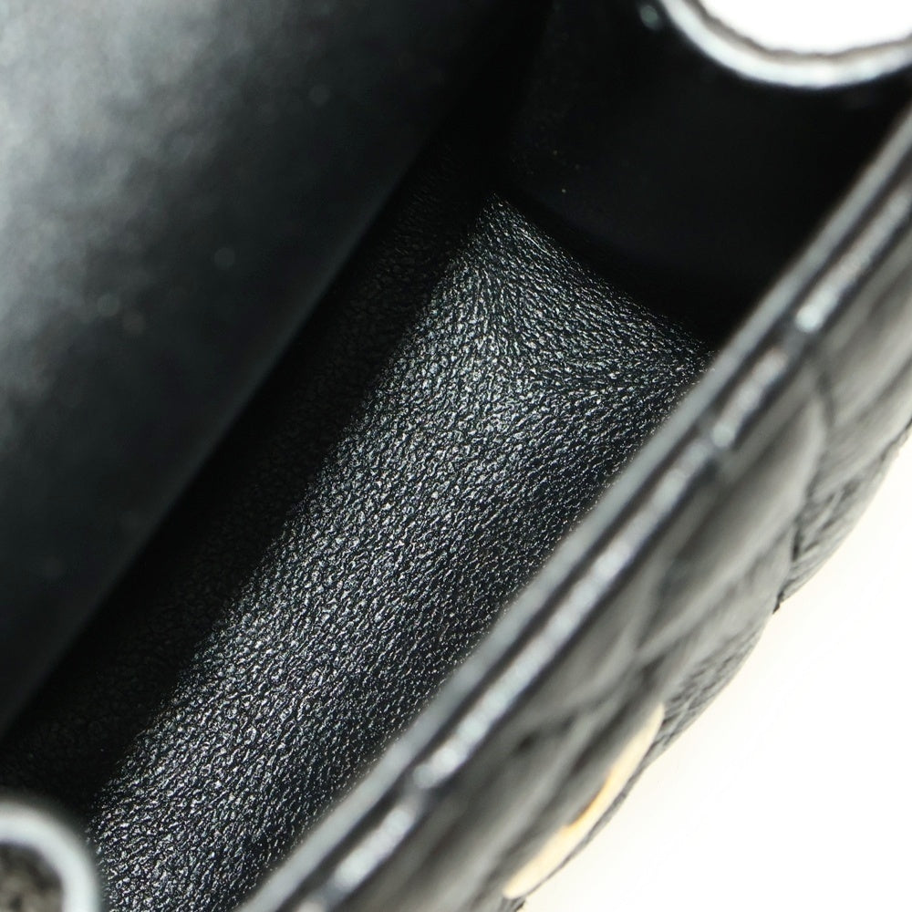 Christian Dior(クリスチャンディオール) CARO LEATHER AIRPODS PRO SLEEVE カロ レザー エアポッツ プロ ケース レディース ブラック S5098UWHC