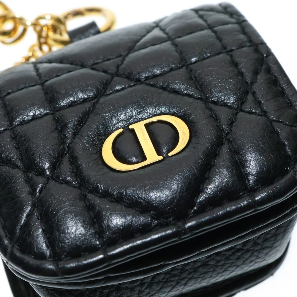 Christian Dior(クリスチャンディオール) CARO LEATHER AIRPODS PRO SLEEVE カロ レザー エアポッツ プロ ケース レディース ブラック S5098UWHC