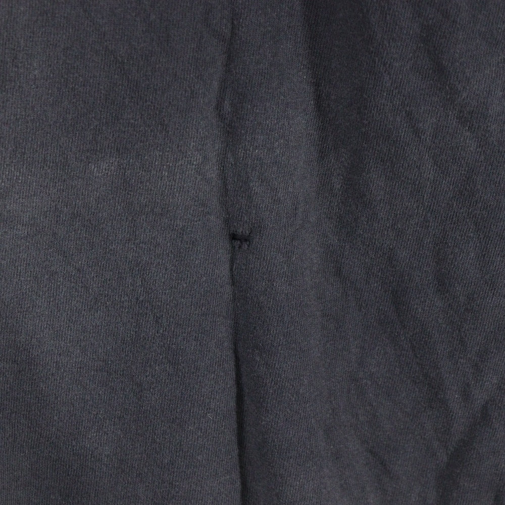 SAINT MICHAEL(セントマイケル) 23AW LS TEE MASSIVE PRINT マッシブ プリント クルーネック 長袖Tシャツ カットソー ブラック SM-A23-0000-011