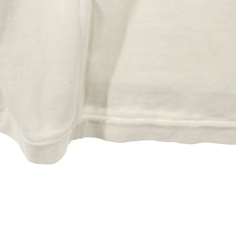 SAINT MICHAEL(セントマイケル) 21AW LS TEE SIN シン プリント クルーネック 長袖Tシャツ カットソー ホワイトSM-A21-0000-015