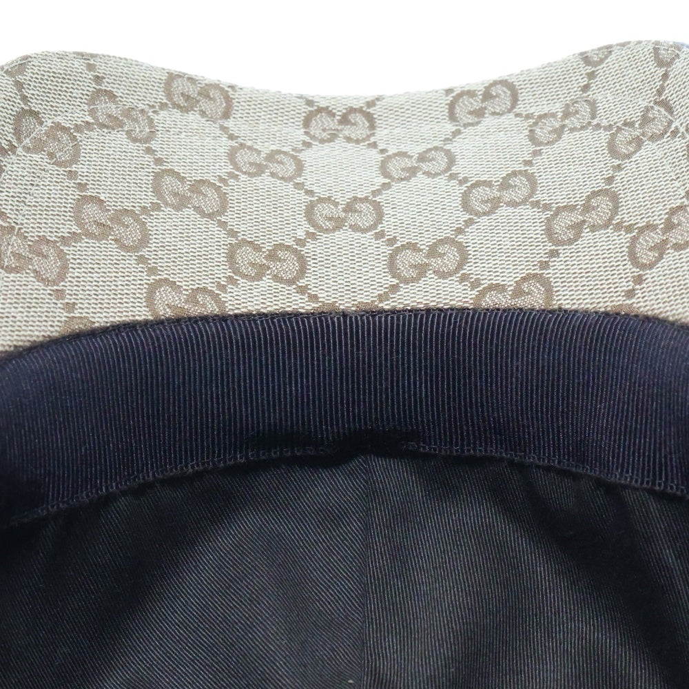 GUCCI(グッチ) GGキャンバス 総柄 アジャスター ベイスボールキャップ 帽子 ブラウン 200035 KQWBG 9791