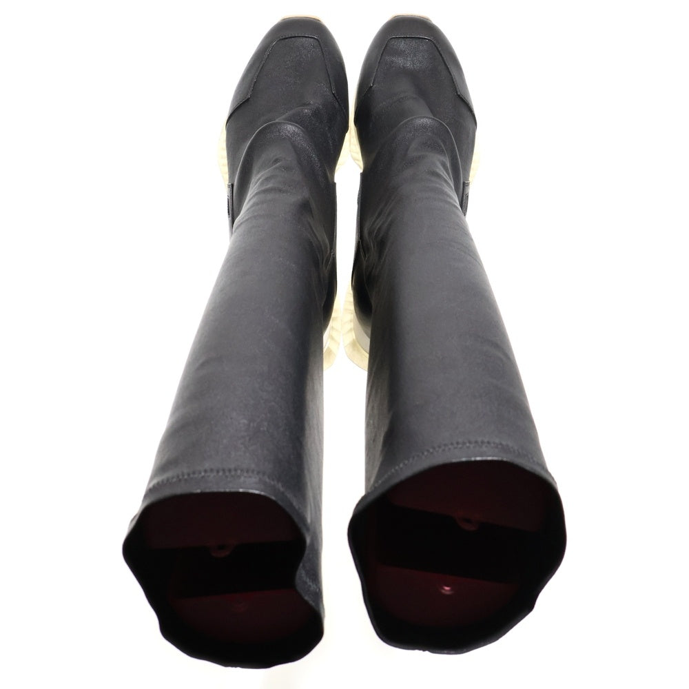 Rick Owens(リックオウエンス) 18AW OBLIQUE RUNNER STRETCH SOCKS オブリーク ランナー ストレッチ ソックススニーカー ブラック RU20F3809