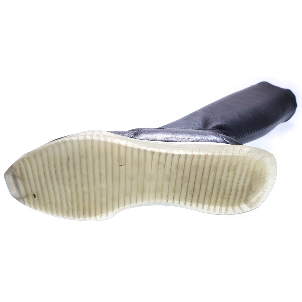 Rick Owens(リックオウエンス) 18AW OBLIQUE RUNNER STRETCH SOCKS オブリーク ランナー ストレッチ ソックススニーカー ブラック RU20F3809