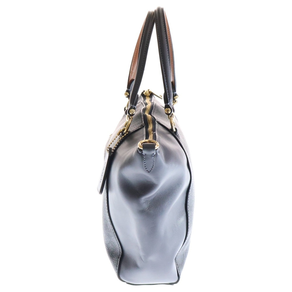 COACH(コーチ) プレーリー サッチェル シグネチャー キャンバス 2WAY ハンドバッグ ショルダーバッグ ブラック