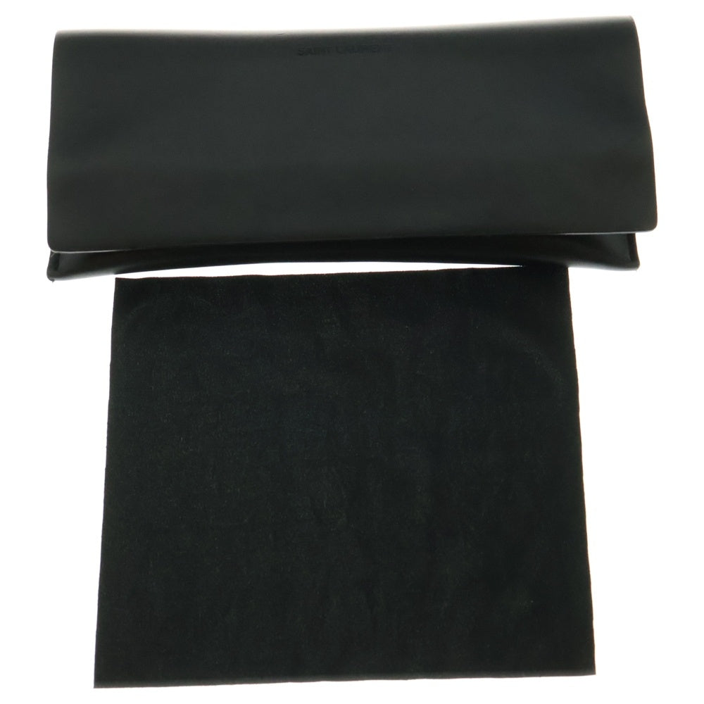 SAINT LAURENT PARIS(サンローランパリ) スクエア型 オプティカルフレーム 眼鏡 アイウェア ブラック SL452/F SLIM 001