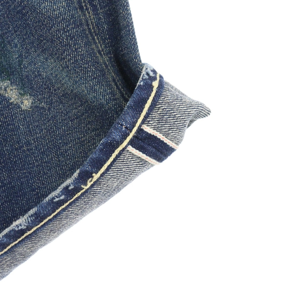 Levi's VINTAGE CLOTHING(リーバイス ビンテージ クロージング) 501XX 1955年モデル 日本製 ビッグE 赤耳セルビッチ レイバークラッシュド ボタンフライ デニムパンツ インディゴ 55501-0061
