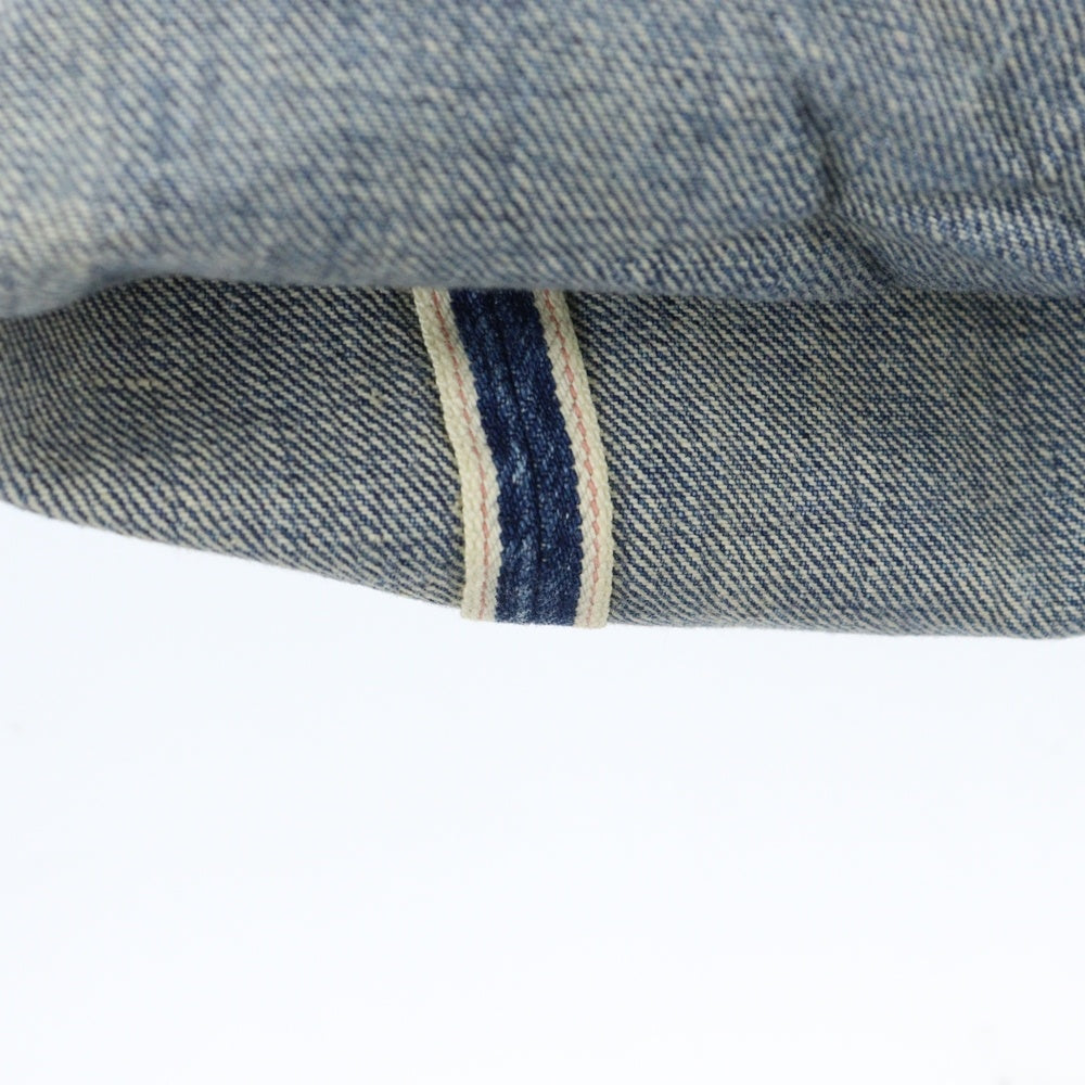 Levi's VINTAGE CLOTHING(リーバイス ビンテージ クロージング) 501XX 1955年モデル 日本製 ビッグE 赤耳セルビッチ ハードウォーン&リペアード デニムパンツ インディゴ 55501-0049