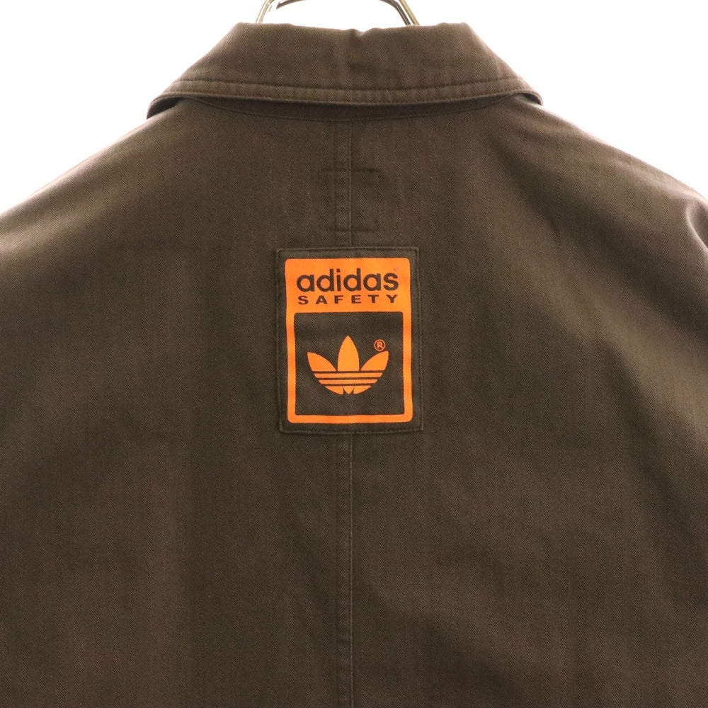 adidas(アディダス) 00S SAFETY JAKET トレフォイルロゴ セーフティ ワークジャケット ブラウン 983461