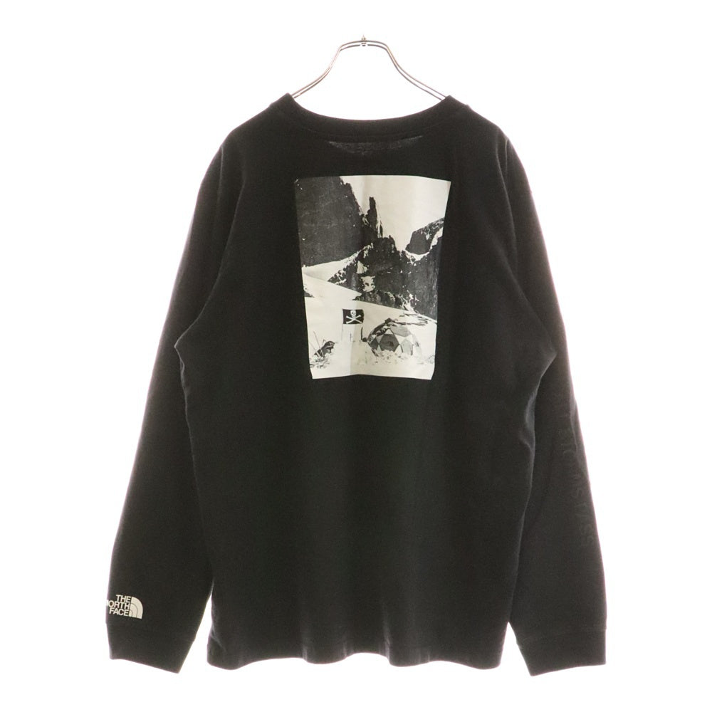 THE NORTH FACE(ザノースフェイス) CONRADS FLAG L/S R/TEE コンラッドフラッグ 長袖Tシャツ カットソー ブラック NT7TM56A