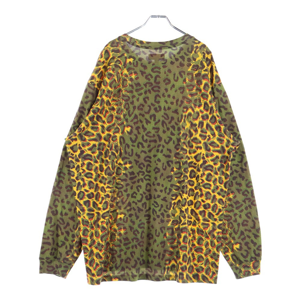 SUPREME(シュプリーム) 24AW Small Box L/S Tee チーター 総柄 スモールボックスロゴ 長袖Tシャツ カットソー マルチカラー