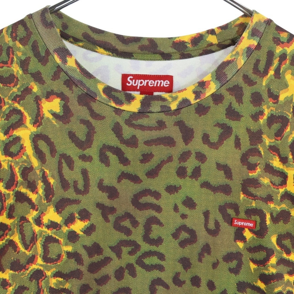 SUPREME(シュプリーム) 24AW Small Box L/S Tee チーター 総柄 スモールボックスロゴ 長袖Tシャツ カットソー マルチカラー