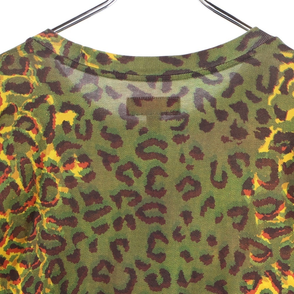 SUPREME(シュプリーム) 24AW Small Box L/S Tee チーター 総柄 スモールボックスロゴ 長袖Tシャツ カットソー マルチカラー
