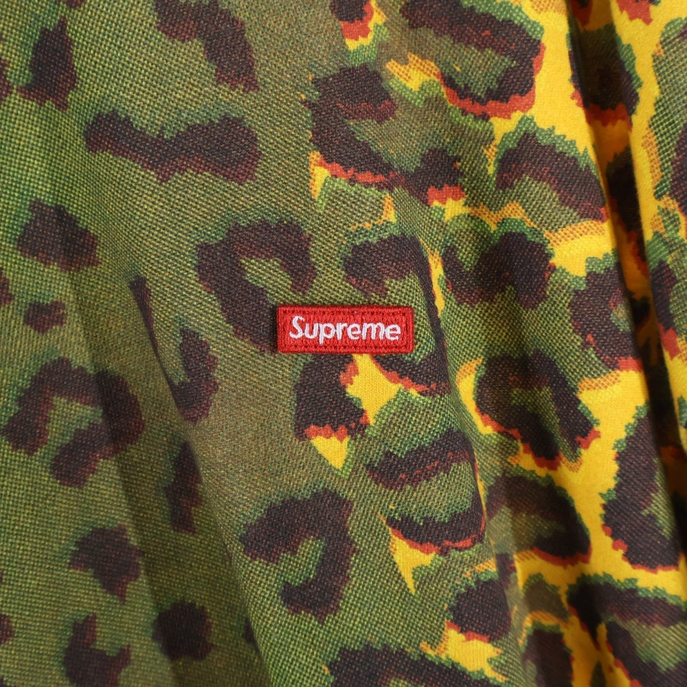 SUPREME(シュプリーム) 24AW Small Box L/S Tee チーター 総柄 スモールボックスロゴ 長袖Tシャツ カットソー マルチカラー
