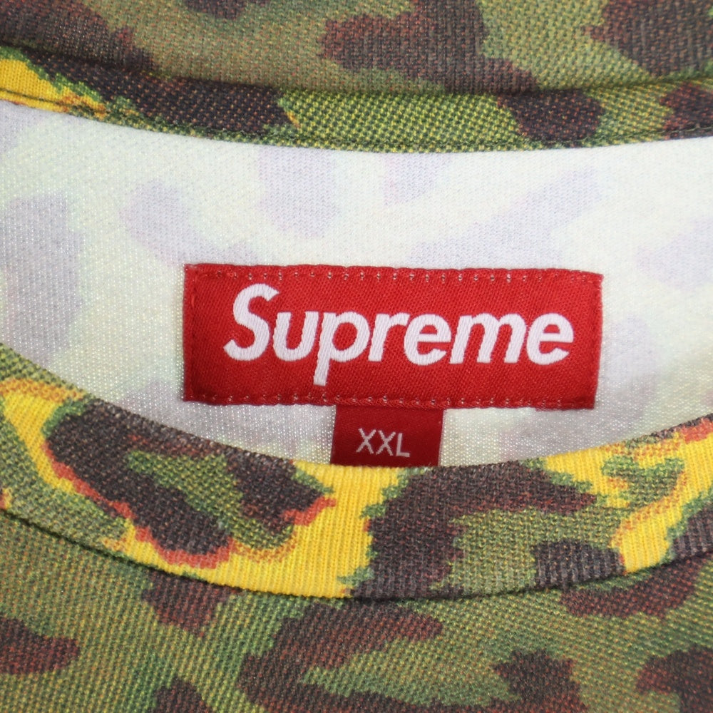 SUPREME(シュプリーム) 24AW Small Box L/S Tee チーター 総柄 スモールボックスロゴ 長袖Tシャツ カットソー マルチカラー