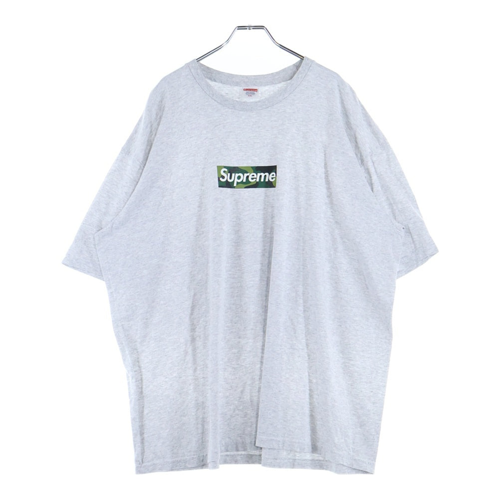 SUPREME(シュプリーム) 23AW Box Logo Tee カモ柄 ボックスロゴ 半袖Tシャツ カットソー グレー