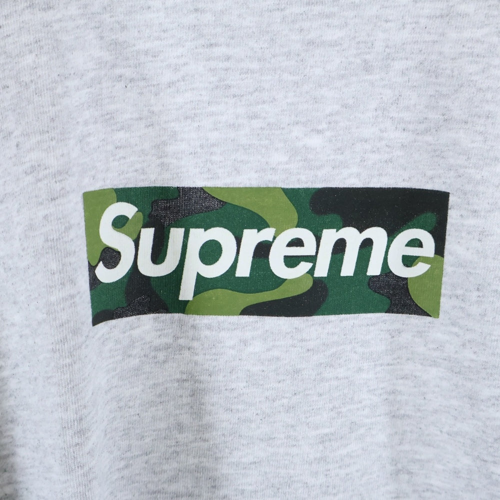 SUPREME(シュプリーム) 23AW Box Logo Tee カモ柄 ボックスロゴ 半袖Tシャツ カットソー グレー