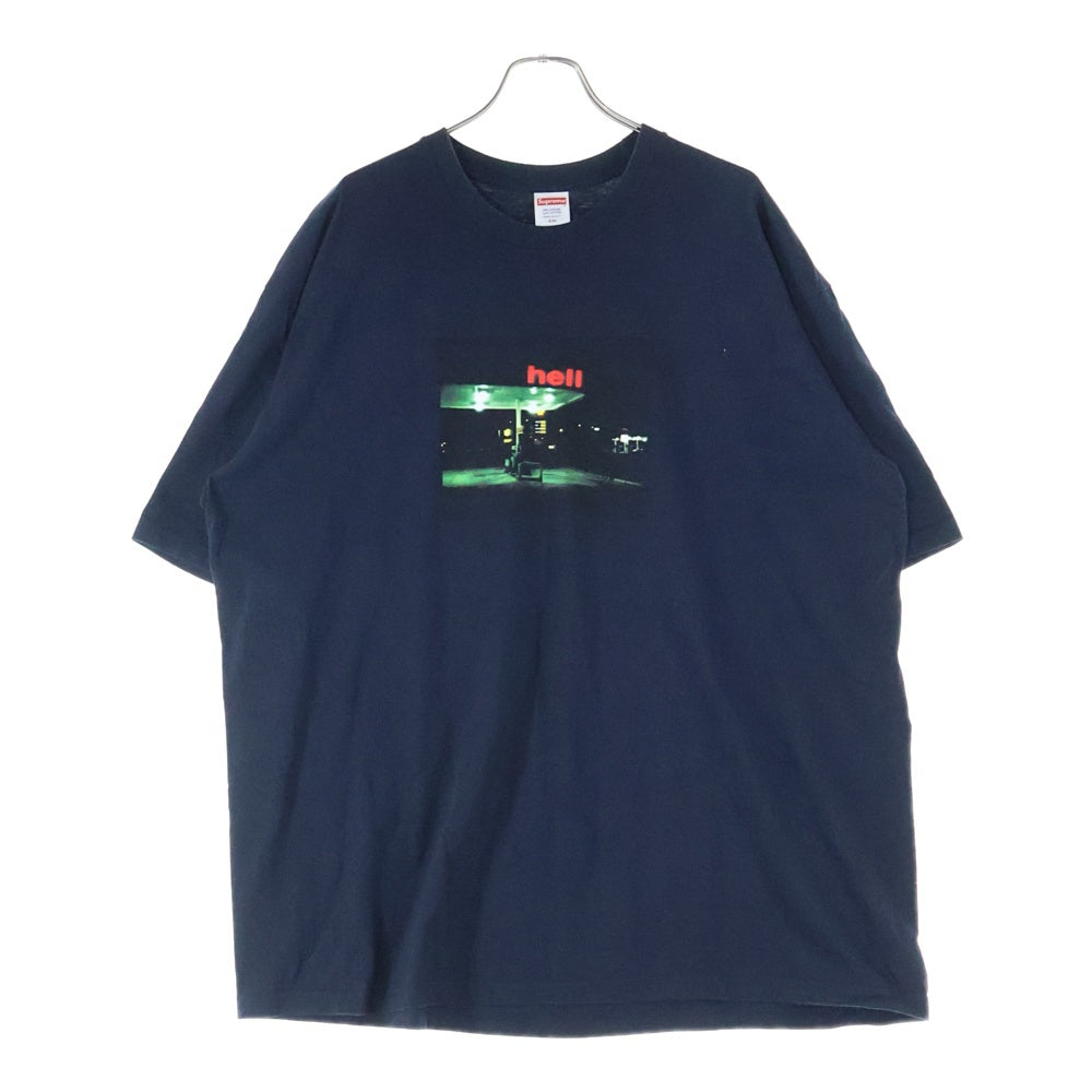 SUPREME(シュプリーム) 23AW ×Dash Snow Hell Tee ダッシュスノーヘル プリント 半袖Tシャツ カットソー ブラック