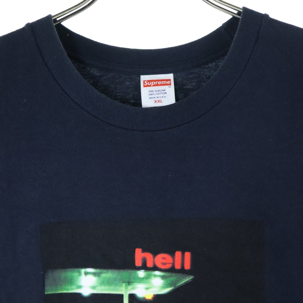 SUPREME(シュプリーム) 23AW ×Dash Snow Hell Tee ダッシュスノーヘル プリント 半袖Tシャツ カットソー ブラック