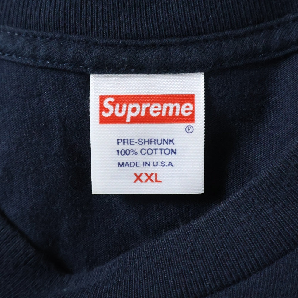 SUPREME(シュプリーム) 23AW ×Dash Snow Hell Tee ダッシュスノーヘル プリント 半袖Tシャツ カットソー ブラック