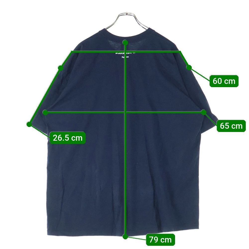 SUPREME(シュプリーム) 23AW ×Dash Snow Hell Tee ダッシュスノーヘル プリント 半袖Tシャツ カットソー ブラック