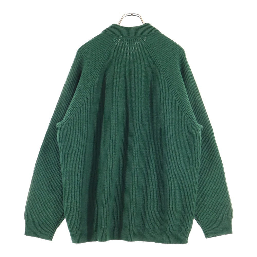 SUPREME(シュプリーム) 24AW Small Box Polo Sweater スモールボックスロゴ ポロ ニット スウェット セーター グリーン