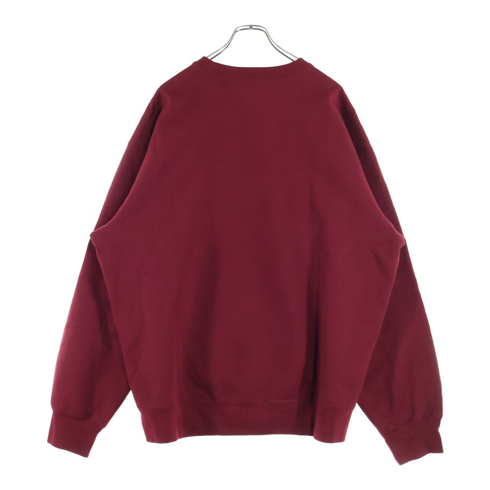 SUPREME(シュプリーム) 22AW Box Logo Crewneck Sweatshirt ボックスロゴ クルーネック スウェット トレーナー バーガンディー