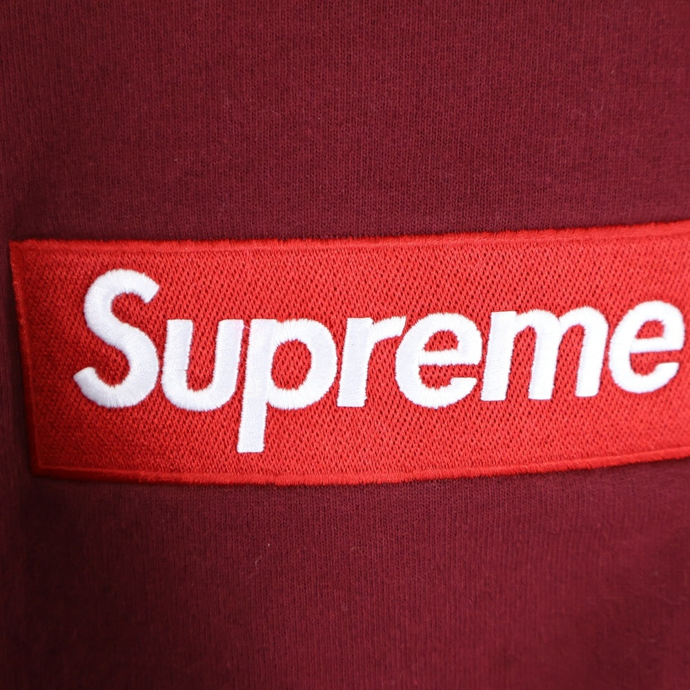 SUPREME(シュプリーム) 22AW Box Logo Crewneck Sweatshirt ボックスロゴ クルーネック スウェット トレーナー バーガンディー