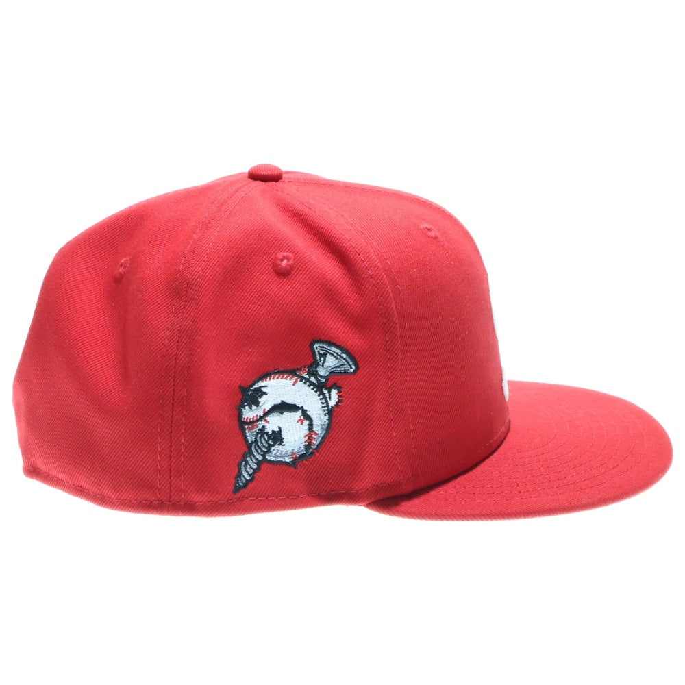 SUPREME(シュプリーム) 24AW Screw Ball S Logo スクリューボール エスロゴ キャップ 帽子 レッド