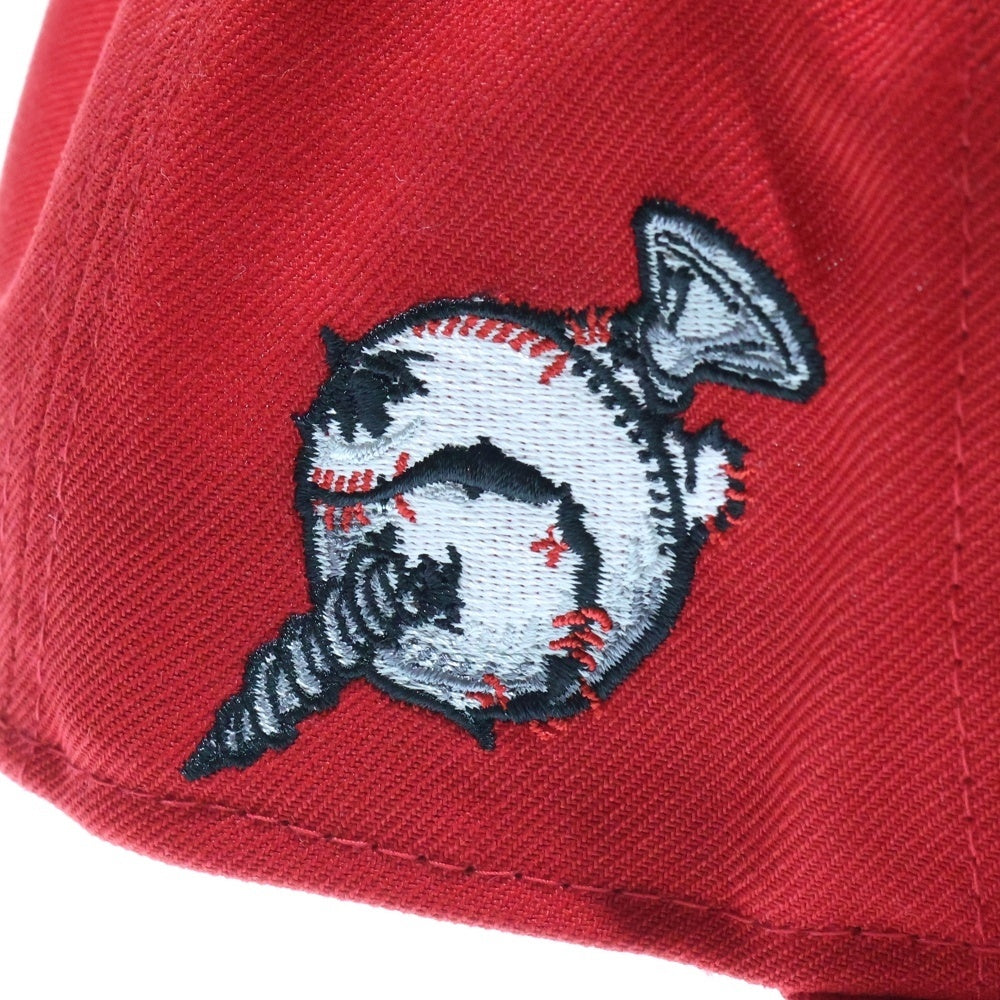 SUPREME(シュプリーム) 24AW Screw Ball S Logo スクリューボール エスロゴ キャップ 帽子 レッド