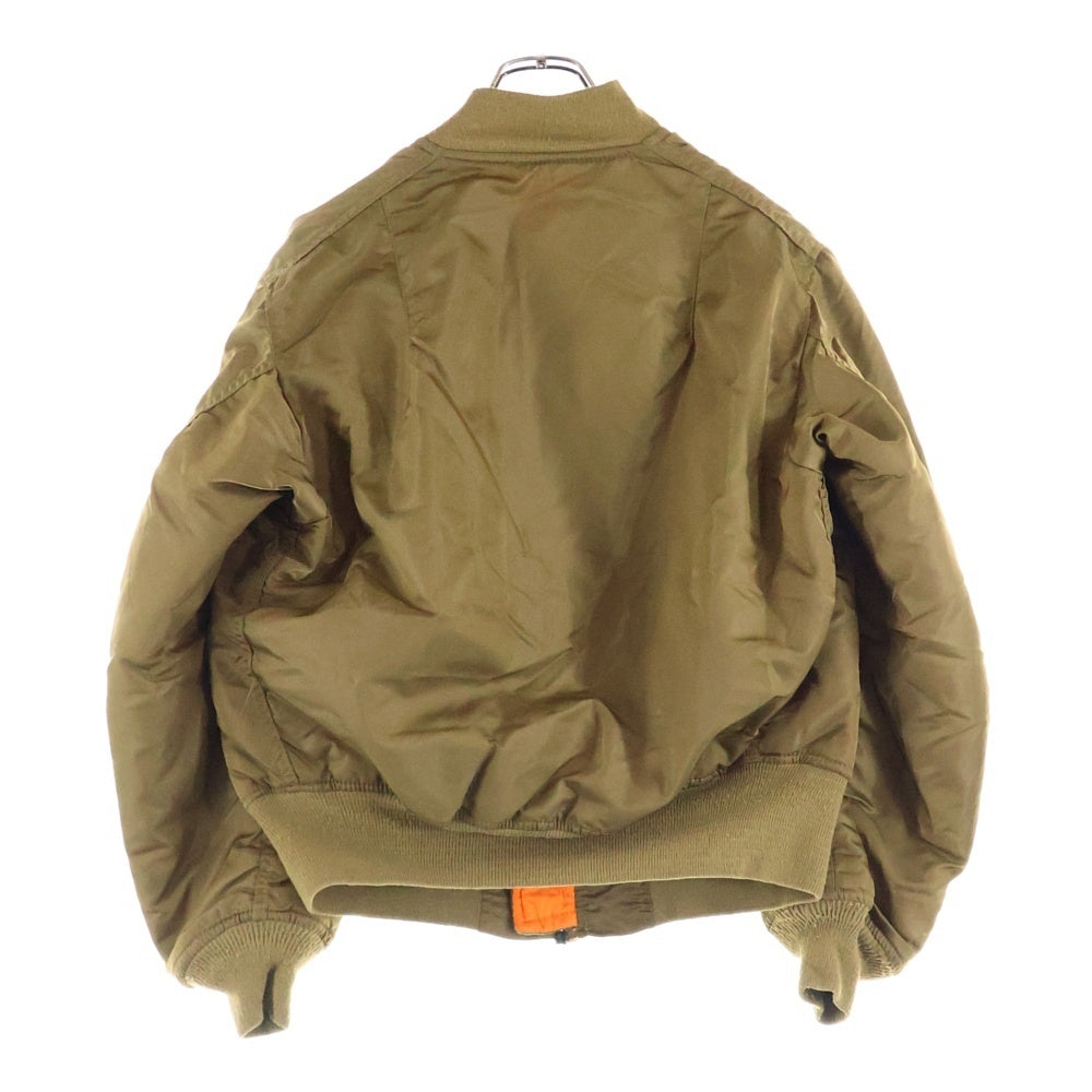 ALPHA INDUSTRIES(アルファ インダストリーズ) MA-1 エムエーワン フライトジャケット ブラウン MIL-J-82790J