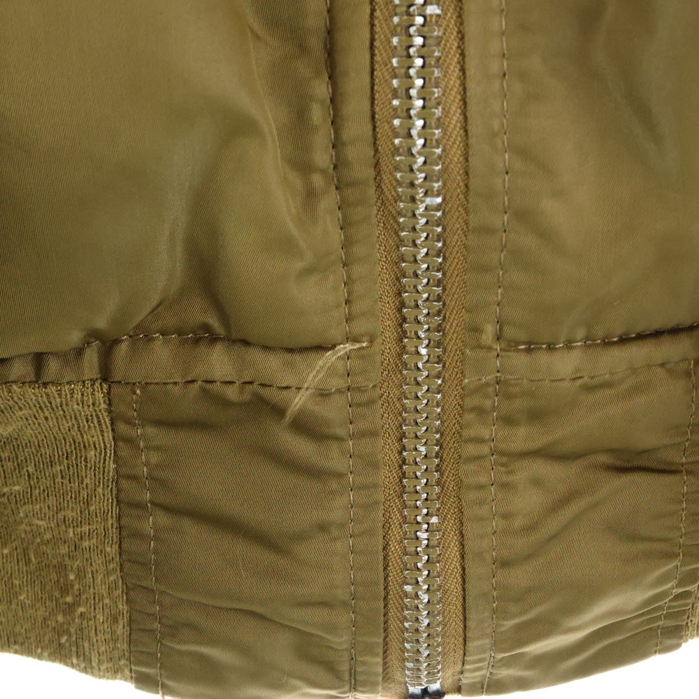 ALPHA INDUSTRIES(アルファ インダストリーズ) MA-1 エムエーワン フライトジャケット ブラウン MIL-J-82790J