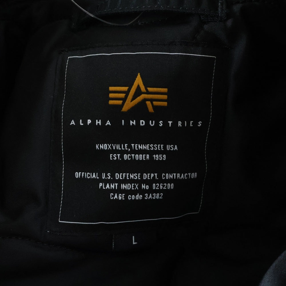 ALPHA INDUSTRIES(アルファ インダストリーズ) CWU-45 ワッペン フライトジャケット ブラック TA0216-001