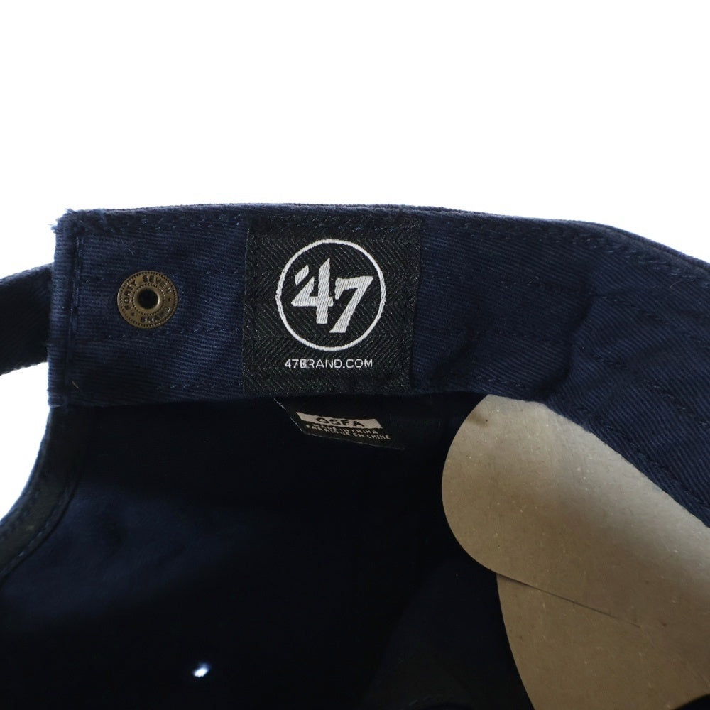 NO BRAND(ノーブランド) '47 CLEAN UP REDSOX BOSTON フォーティセブン クリーンアップ レッドソックスボストン キャップ 帽子 ネイビー/レッド