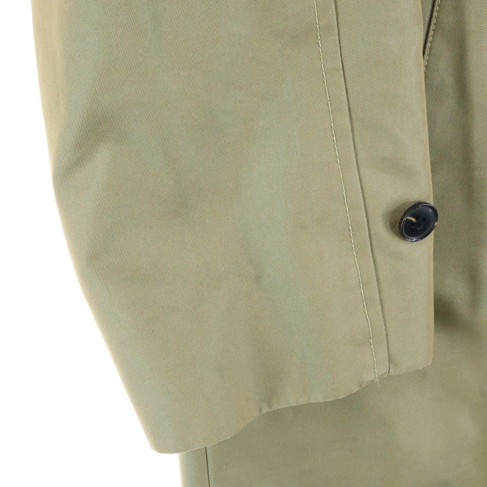 nano universe(ナノユニバース) イリディセント トレンチコート カーキ 668-0211007