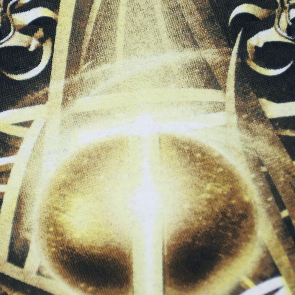 NO BRAND(ノーブランド) LOVEBITES GOLDEN DESTINATION ラブバイツ ゴールデンデスティネーション プリント 半袖Tシャツ カットソー ブラック