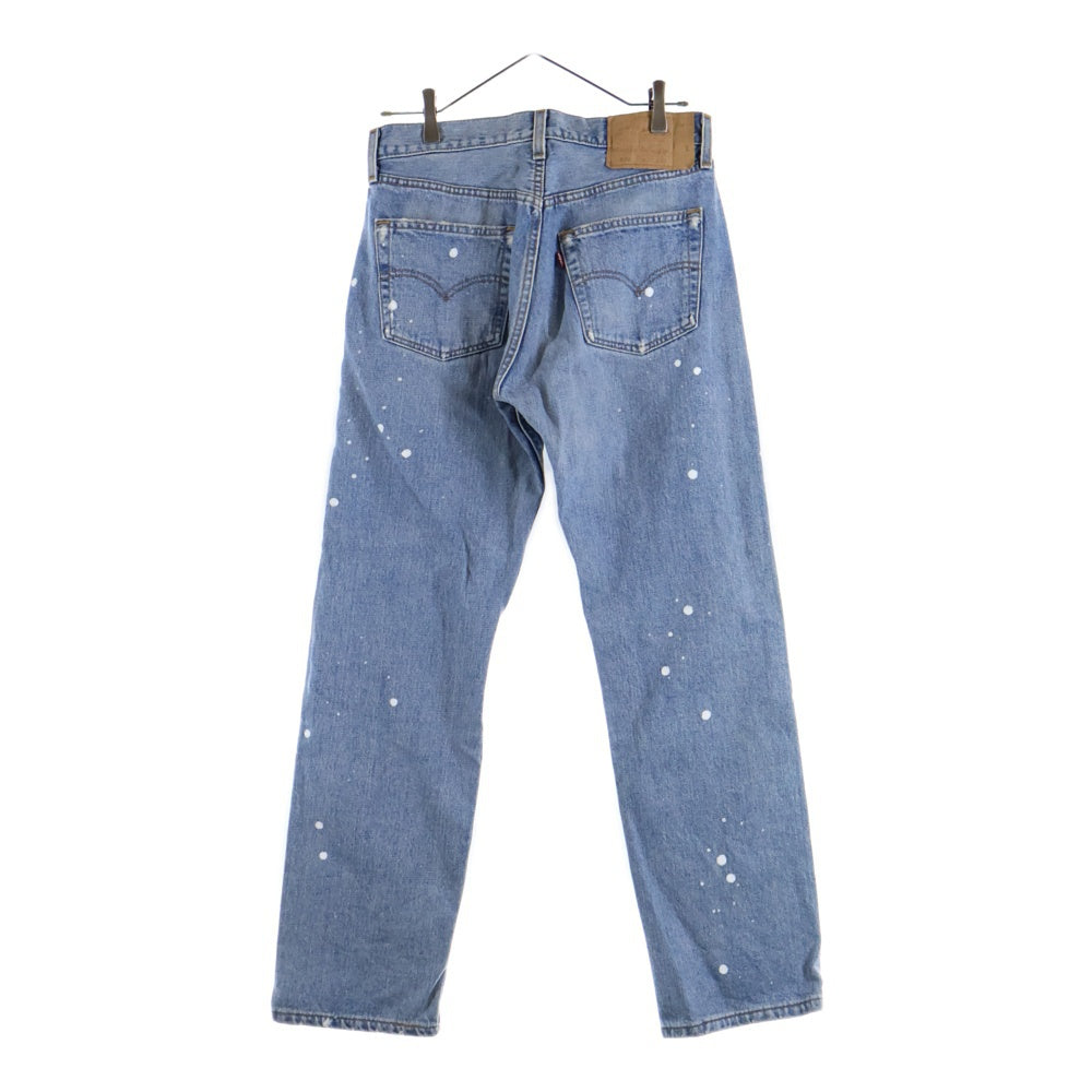 Levi's(リーバイス) 01年製 501 ボタンフライ ボタン裏553 ペイント デニムパンツ インディゴ