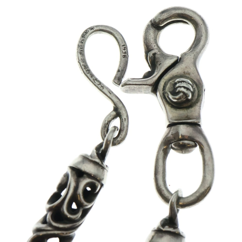 CHROME HEARTS(クロムハーツ) ROLLER SHORT-S 1クリップ 7LINK クロウ ショート ローラー ウォレットチェーン シルバー