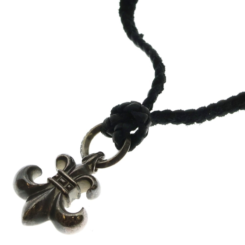 CHROME HEARTS(クロムハーツ) BS FLUER BSフレアペンダント シルバー ネックレストップ レザーブレイド シルバー